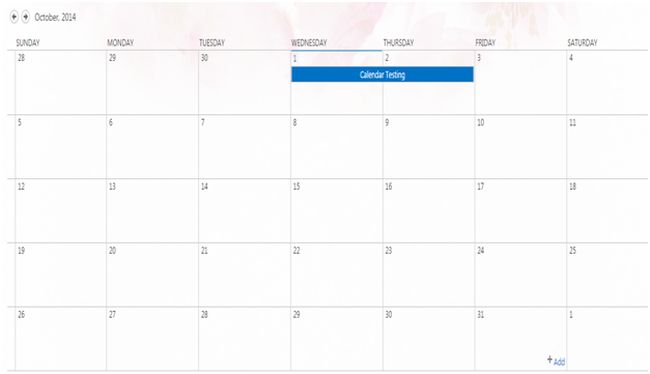 Calendar Testing
